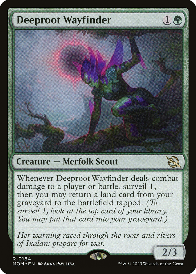 Deeproot Wayfinder (MOM-184) [March of the Machine] Foil