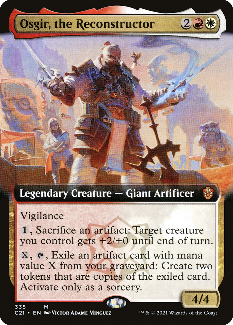 Osgir, the Reconstructor (Extended Art) (C21-335) [Commander 2021]