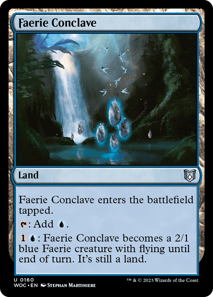 Faerie Conclave (WOC-160) [Wilds of Eldraine Commander]