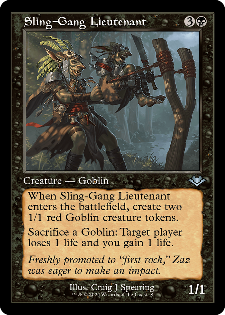 Sling-Gang Lieutenant (MH1-008) [Modern Horizons 2 Timeshifts]