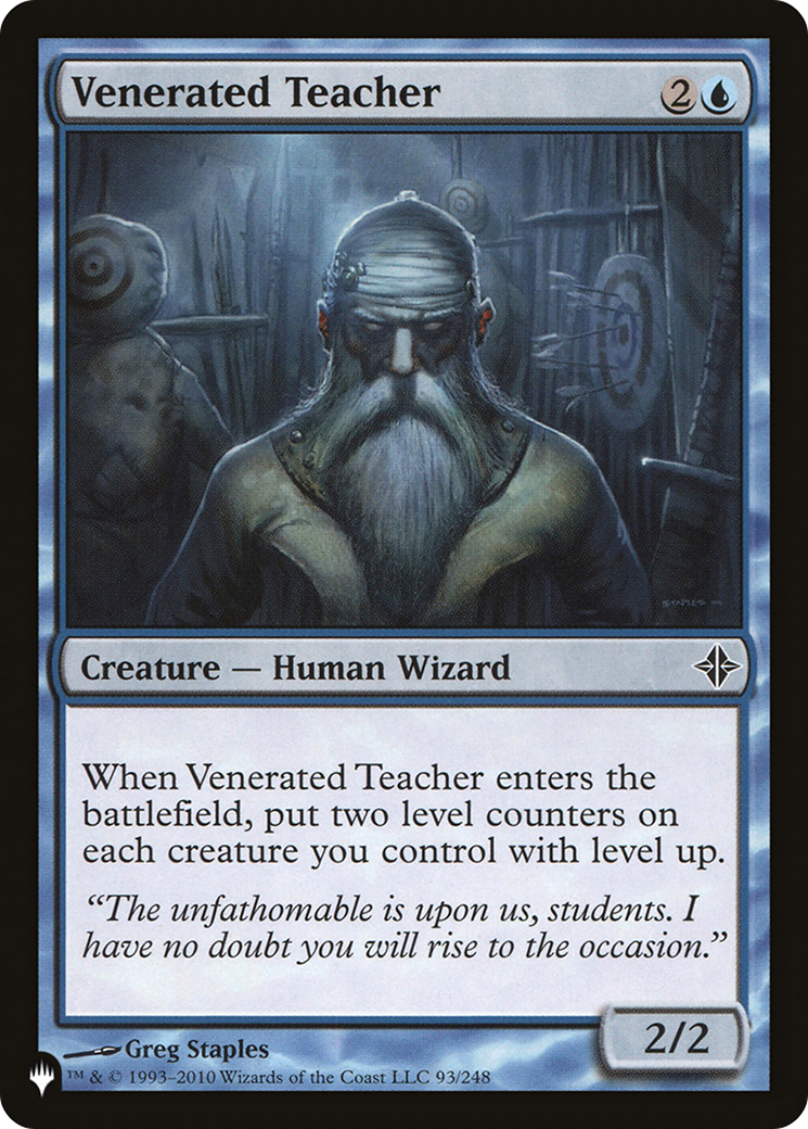Venerated Teacher (LIST-ROE-93) [The List]