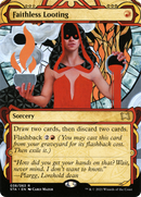 Faithless Looting (STA-038) (Showcase) (Borderless) [Strixhaven Mystical Archive]