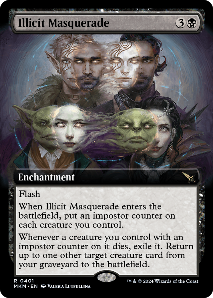 Illicit Masquerade (MKM-401) [Murders at Karlov Manor]: (Extended Art)