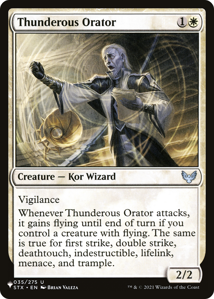 Thunderous Orator (LIST-STX-35) [The List]