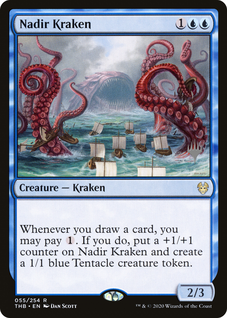 Nadir Kraken (PPTHB-55P) [Theros Beyond Death Promos]
