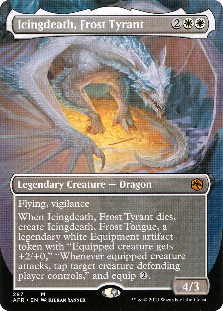 Icingdeath, Frost Tyrant (AFR-287) [Adventures in the Forgotten Realms] (Borderless)