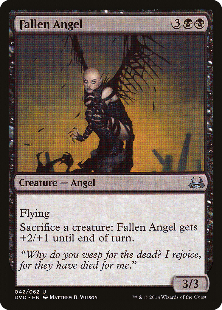 Fallen Angel (DD3-042) [Duel Decks Anthology: Divine vs. Demonic]