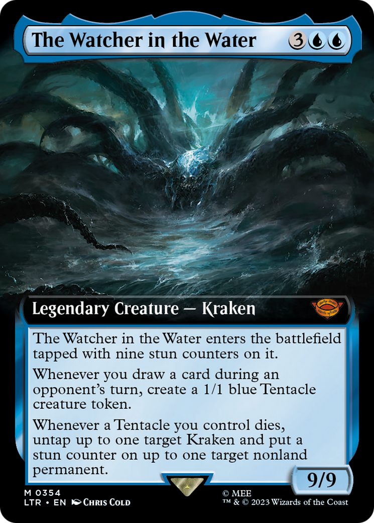 The Watcher in the Water (LTR-354) [The Lord of the Rings: Tales of Middle-earth]: (Extended Art)