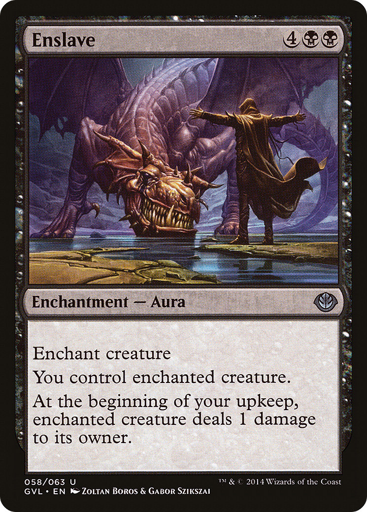 Enslave (DD3-058) [Duel Decks Anthology: Garruk vs. Liliana]