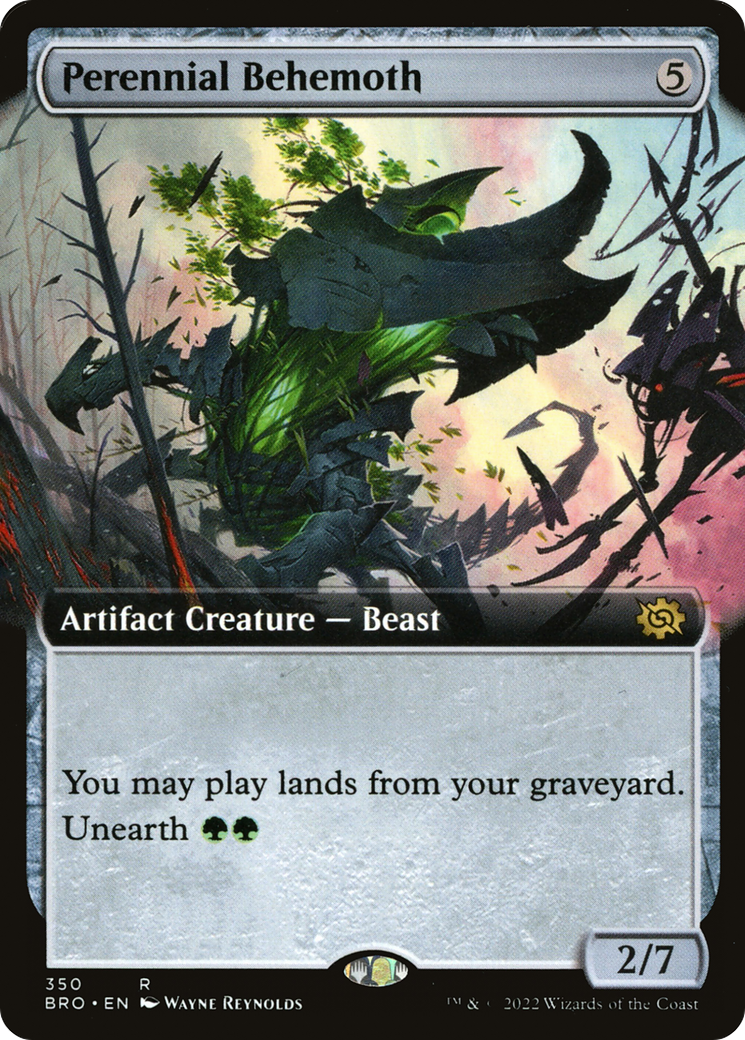 Perennial Behemoth (Extended Art) (BRO-350) [The Brothers' War]
