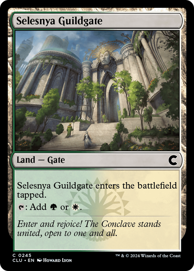 Selesnya Guildgate (CLU-245) [Ravnica: Clue Edition]