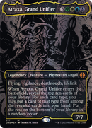 Atraxa, Grand Unifier (Oil Slick Raised Foil) (ONE-357) (Borderless) [Phyrexia: All Will Be One] Foil