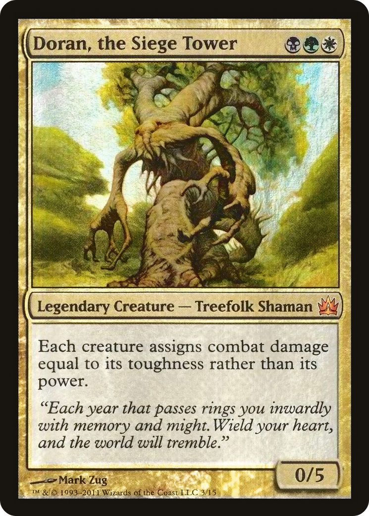 Doran, the Siege Tower (V11-003) [From the Vault: Legends] Foil
