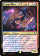 Exalted Flamer of Tzeentch (Surge Foil) (40K-119) [Warhammer 40,000 Commander] Foil