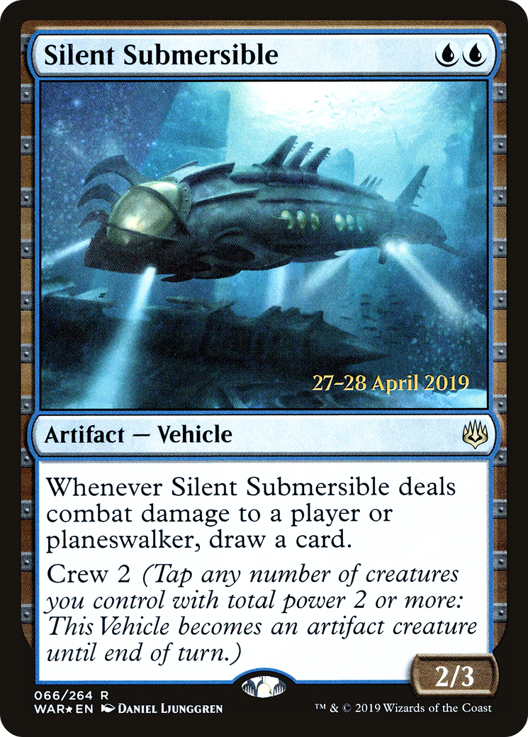 Silent Submersible (PRE-66S) [War of the Spark Promos] Foil