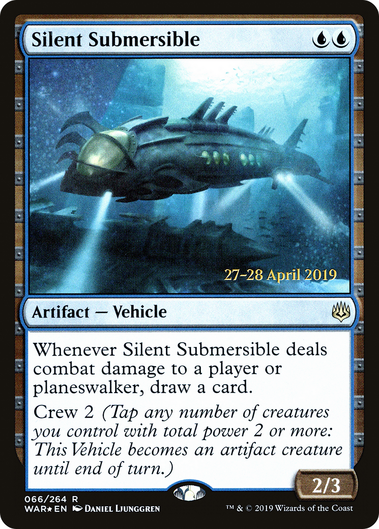 Silent Submersible (PRE-66S) [War of the Spark Promos] Foil