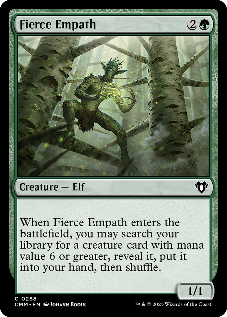 Fierce Empath (CMM-288) [Commander Masters] Foil