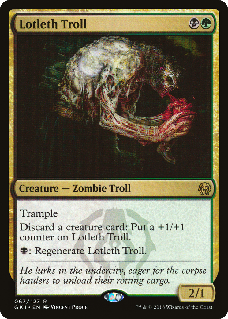 Lotleth Troll (GR1-067) [GRN Guild Kit]