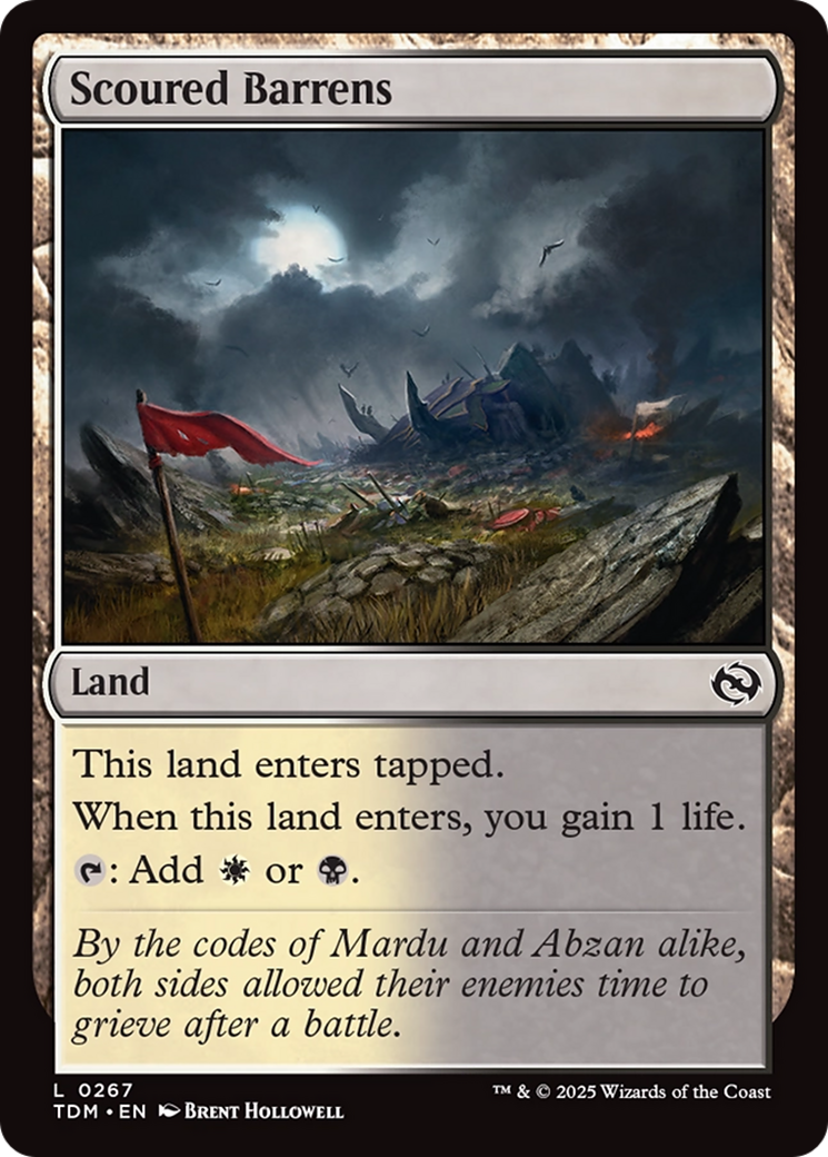 Scoured Barrens (TDM-267) [Tarkir: Dragonstorm]