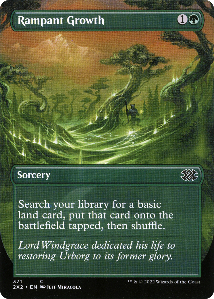 Rampant Growth (Borderless) (2X2-371) [Double Masters 2022]