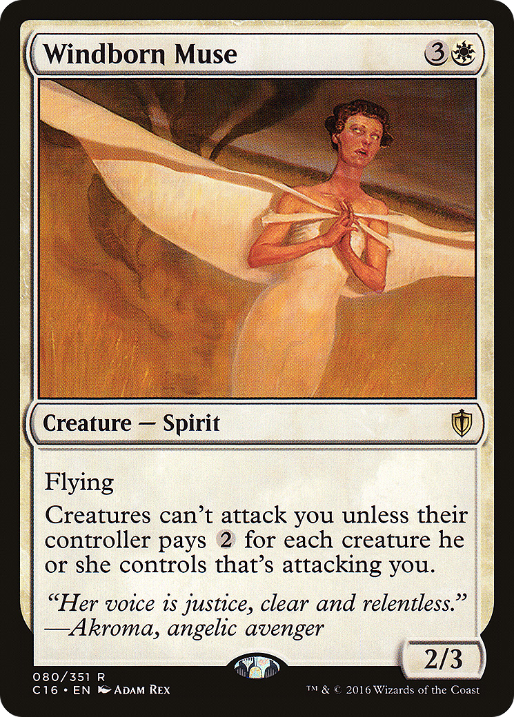 Windborn Muse (C16-080) [Commander 2016]