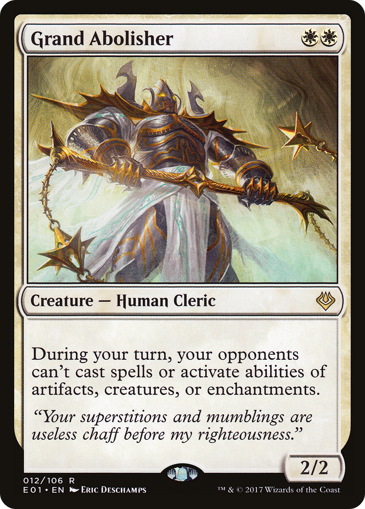 Grand Abolisher (AC2-012) [Archenemy: Nicol Bolas]