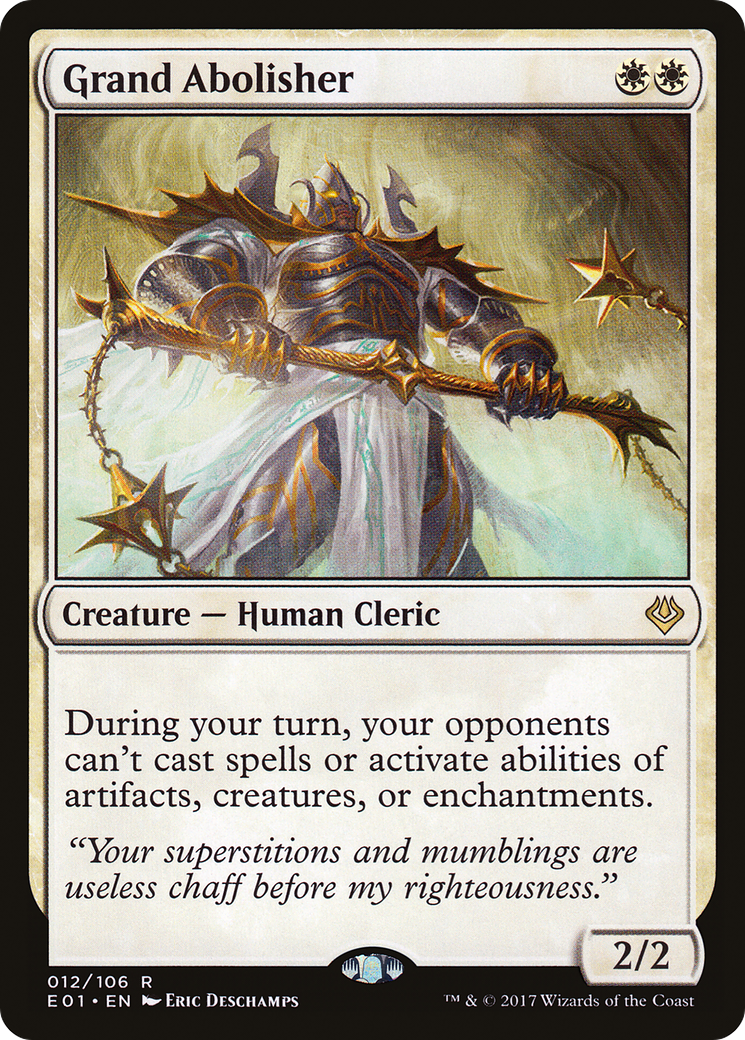 Grand Abolisher (AC2-012) [Archenemy: Nicol Bolas]