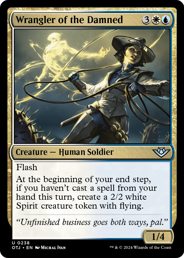 Wrangler of the Damned (OTJ-238) [Outlaws of Thunder Junction] Foil