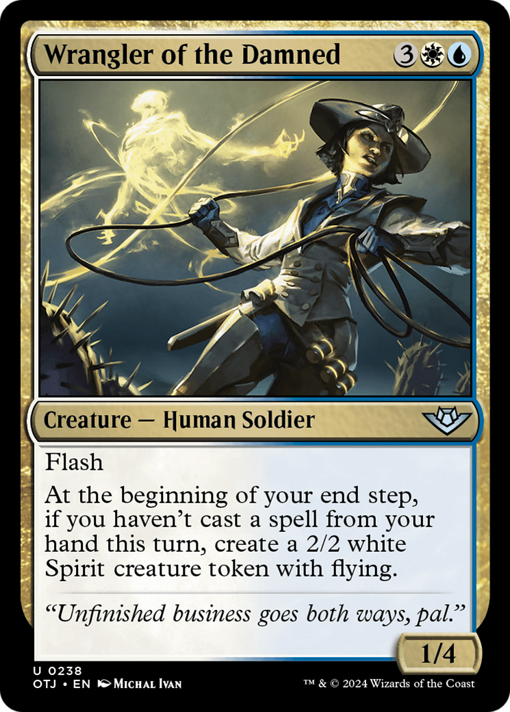Wrangler of the Damned (OTJ-238) [Outlaws of Thunder Junction] Foil