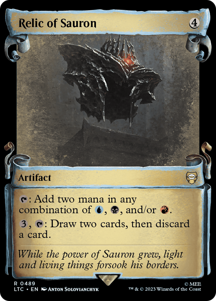 Relic of Sauron (LTC-489) [Tales of Middle-earth Commander]: (Showcase)