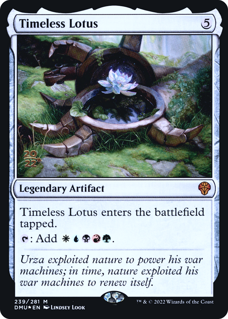 Timeless Lotus (PRE-239S) [Dominaria United Promos] Foil