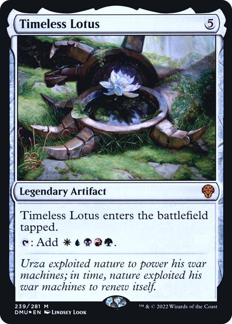 Timeless Lotus (PRE-239) [Dominaria United Promos] Foil