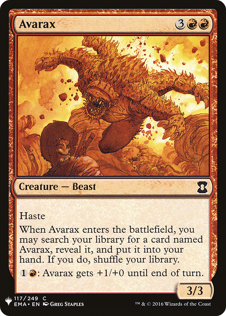 Avarax (LIST-EMA-117) [The List]