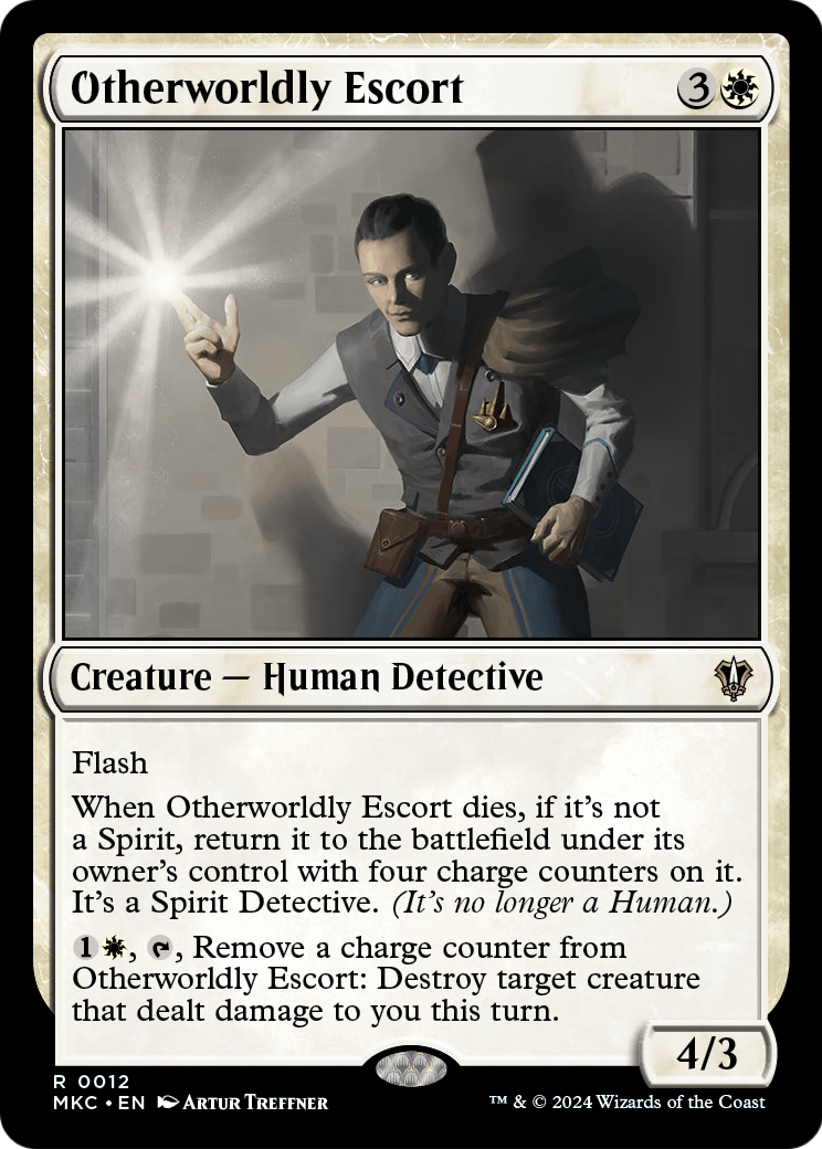 Otherworldly Escort (MKC-012) [Murders at Karlov Manor Commander]