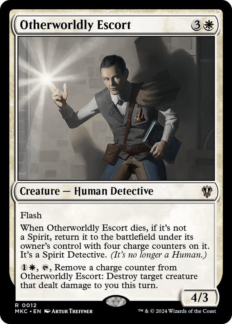 Otherworldly Escort (MKC-012) [Murders at Karlov Manor Commander]