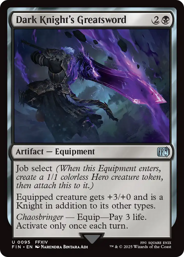 Dark Knight's Greatsword (FIN-095) [FINAL FANTASY] Foil