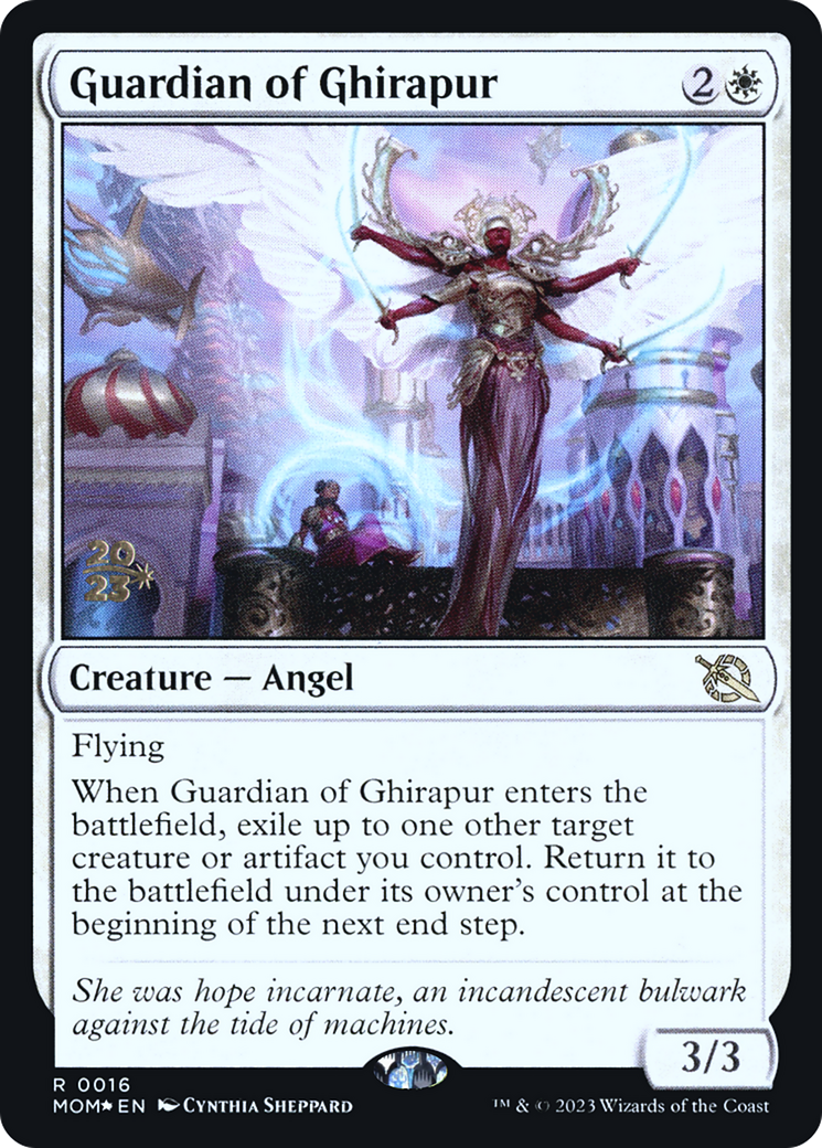 Guardian of Ghirapur (PRE-016) [March of the Machine Promos] Foil