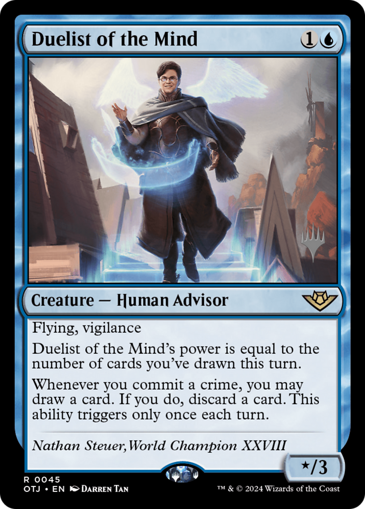 Duelist of the Mind (PPOTJ-45P) [Outlaws of Thunder Junction Promos]