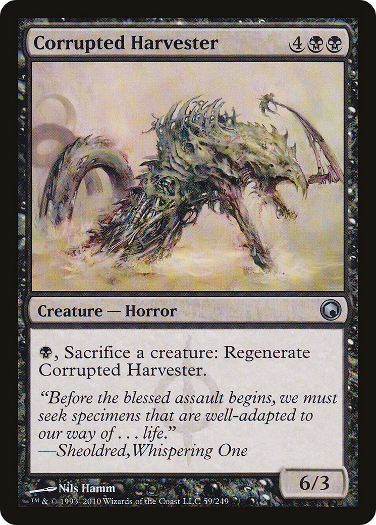 Corrupted Harvester (SOM-059) [Scars of Mirrodin] Foil