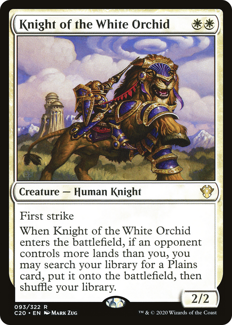 Knight of the White Orchid (C20-093) [Commander 2020]