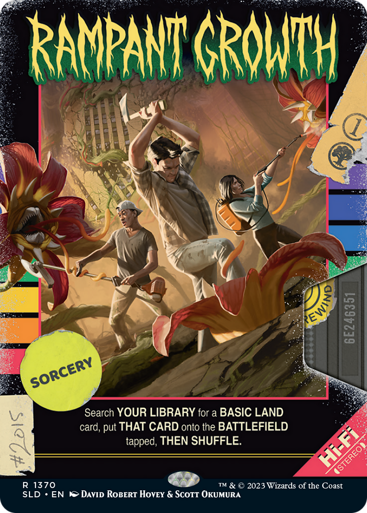 Rampant Growth (SLD-1370) [Secret Lair Drop]: (Full Art) (Borderless) Foil
