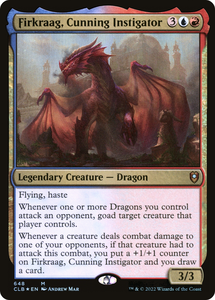 Firkraag, Cunning Instigator (CLB-648) [Commander Legends: Battle for Baldur's Gate] Foil