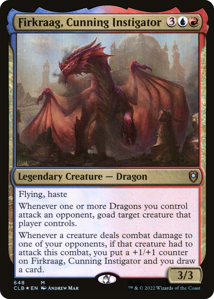 Firkraag, Cunning Instigator (CLB-648) [Commander Legends: Battle for Baldur's Gate] Foil