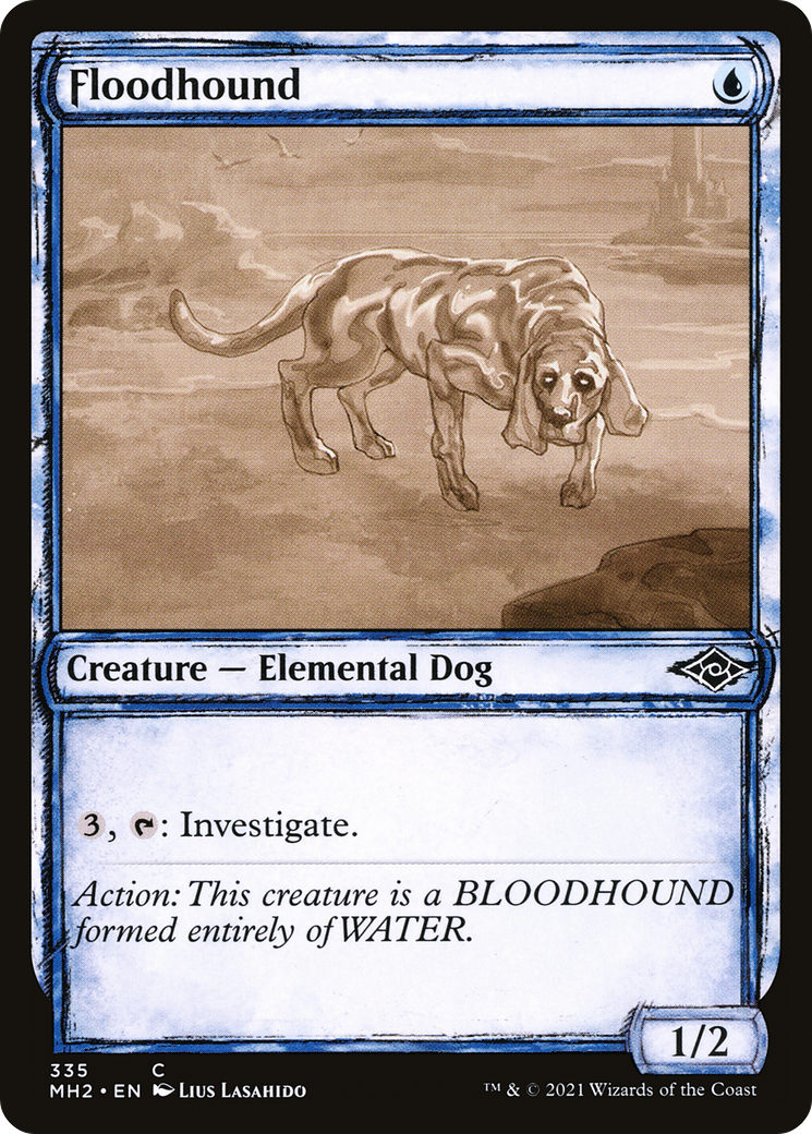 Floodhound (MH2-335) [Modern Horizons 2]: (Showcase)