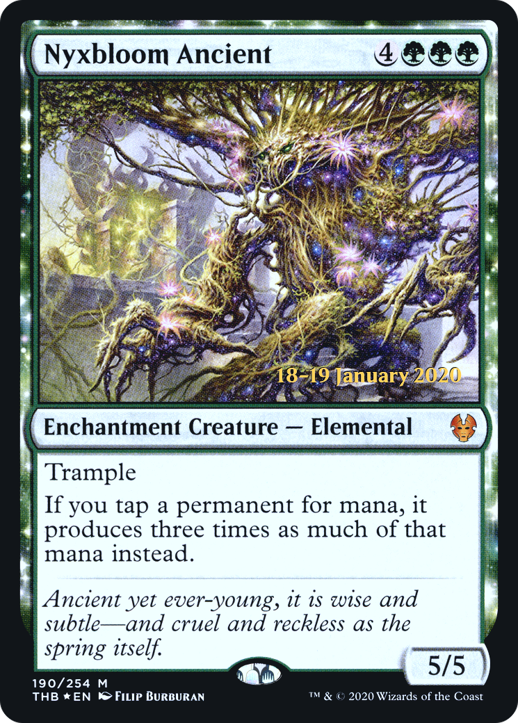 Nyxbloom Ancient (PRE-190S) [Theros Beyond Death Promos] Foil