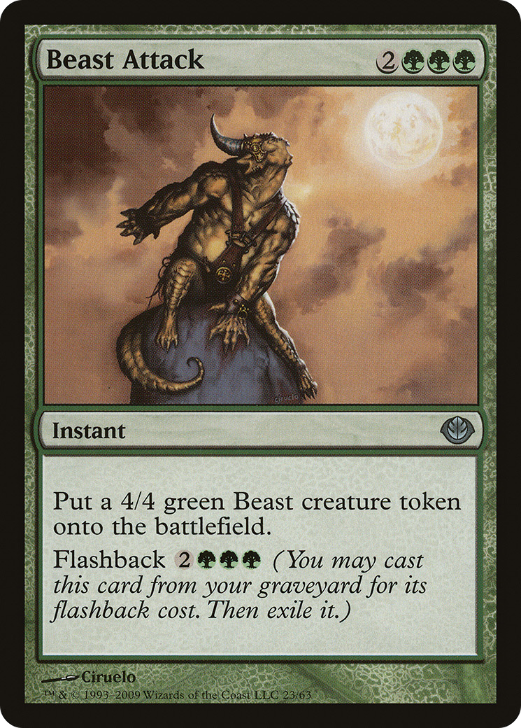 Beast Attack (DDD-023) [Duel Decks: Garruk vs. Liliana]