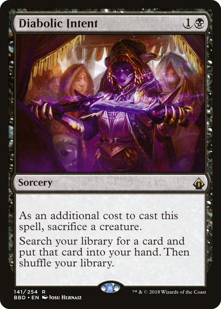 Diabolic Intent (BBD-141) [Battlebond] Foil