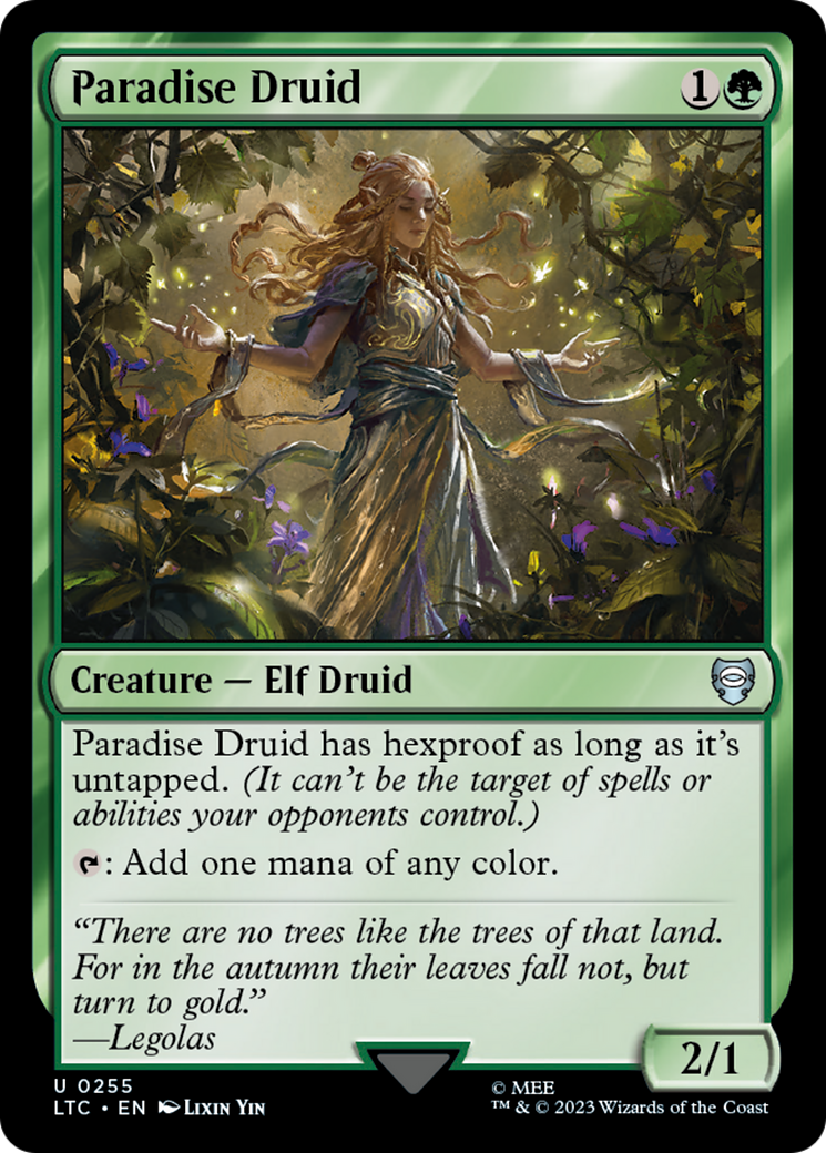 Paradise Druid (LTC-255) [Tales of Middle-earth Commander]