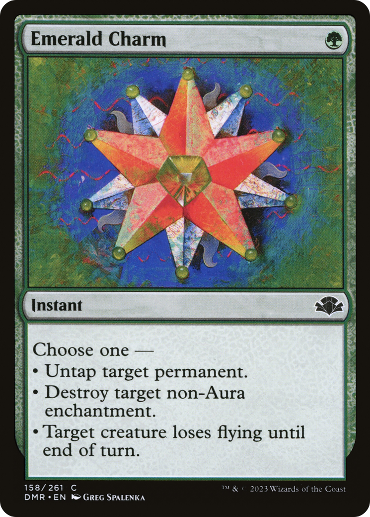 Emerald Charm (DMR-158) [Dominaria Remastered] Foil