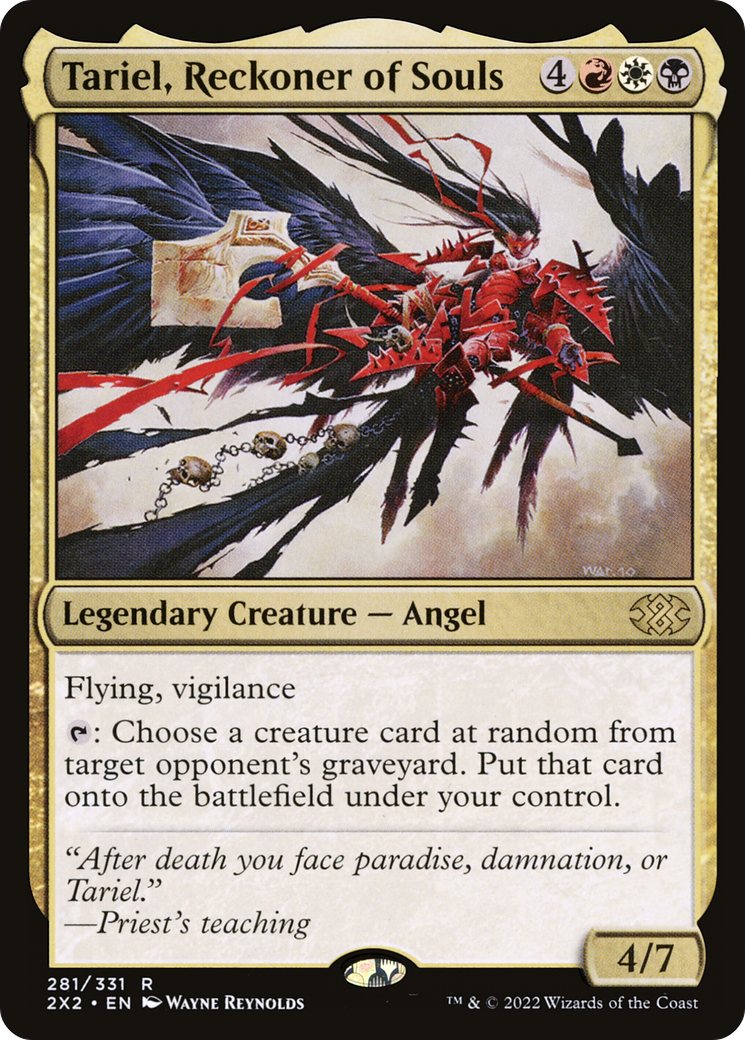 Tariel, Reckoner of Souls (2X2-281) [Double Masters 2022]